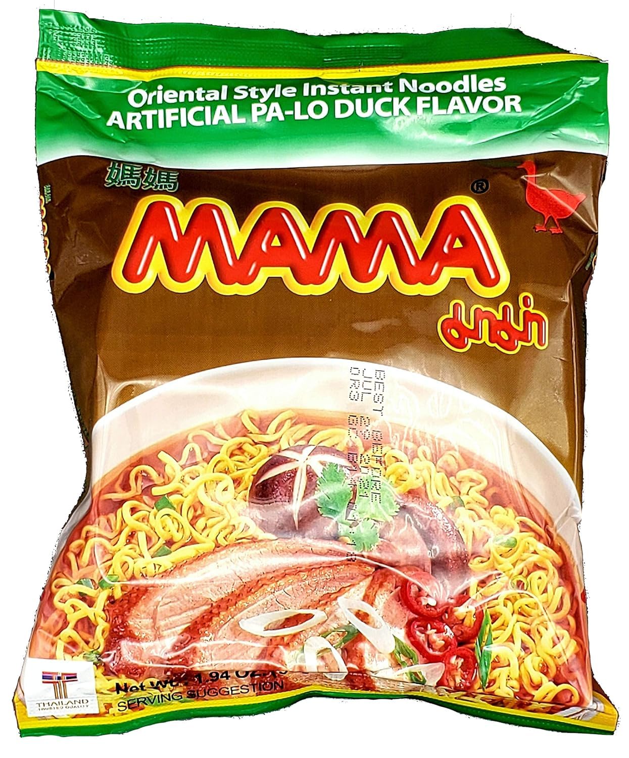 Product image of MAMA Duck Noodles Instant Ramen Noodles Duck Flavor Pack of 30